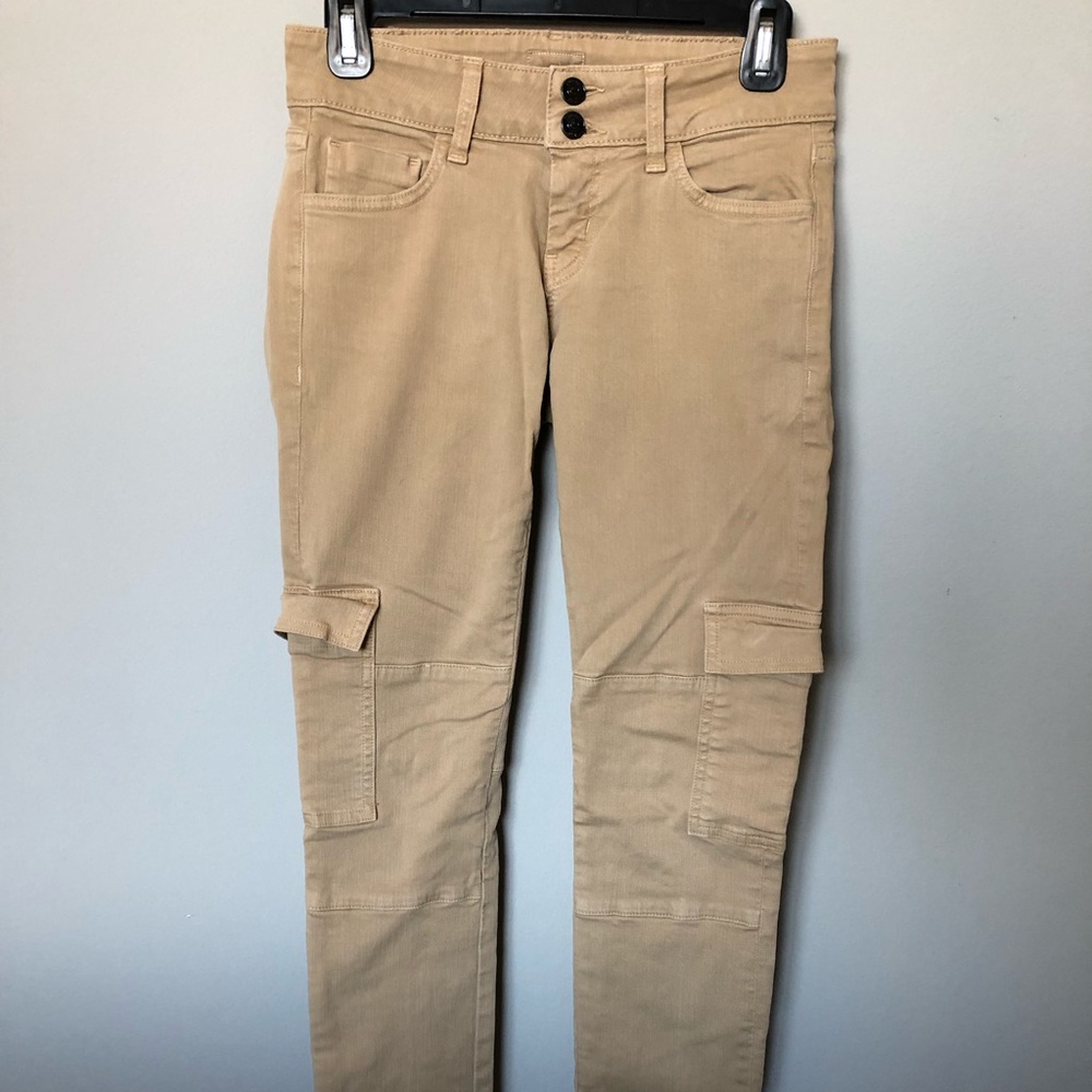Hudson Cargo Jeans in size 25, Khaki color